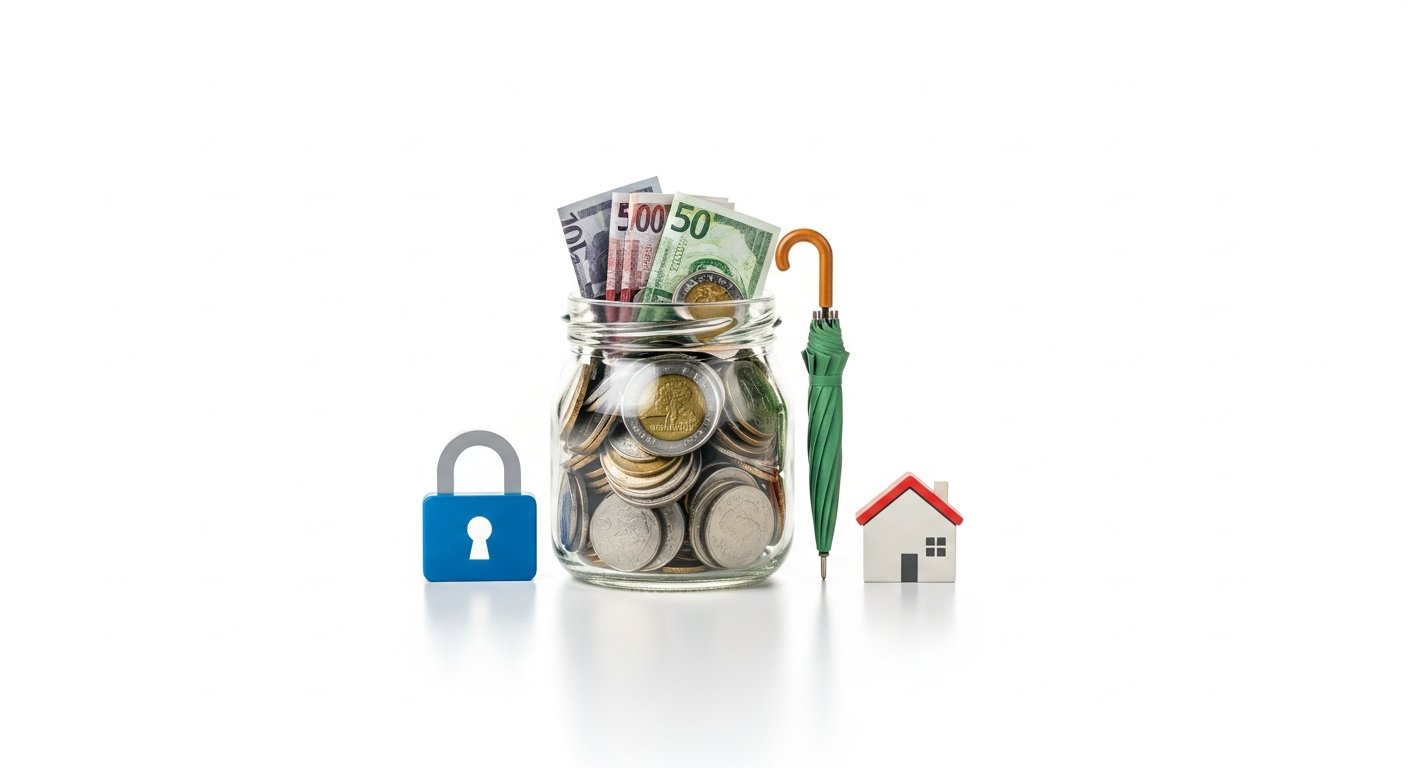 precise auditing of essential monthly expenditures — emergency fund setup