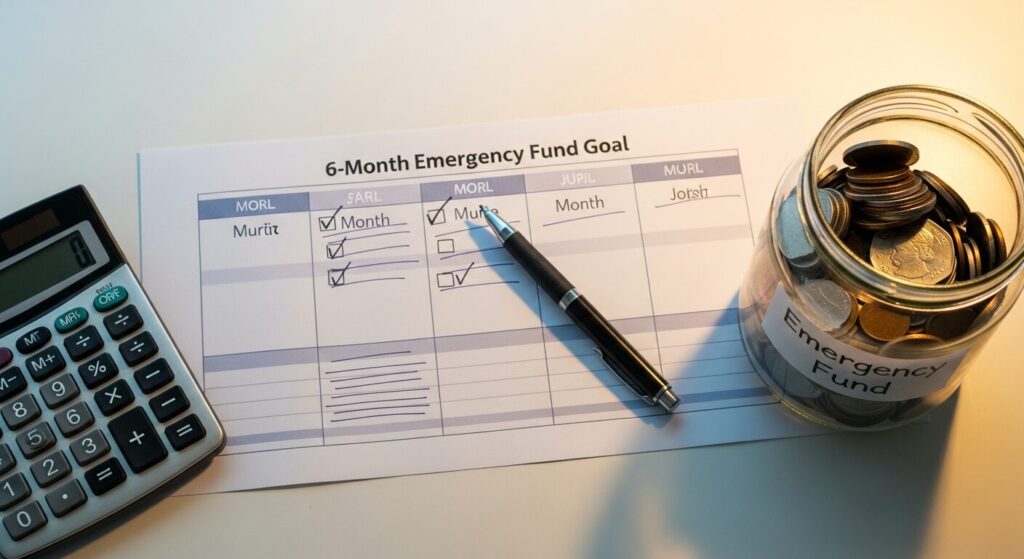 how to build 6 month emergency fund