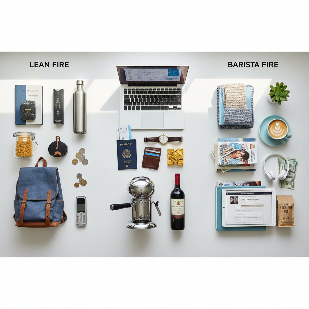 fire lifestyles compared: lean fire vs fat fire vs barista fire - photo 2 illustration