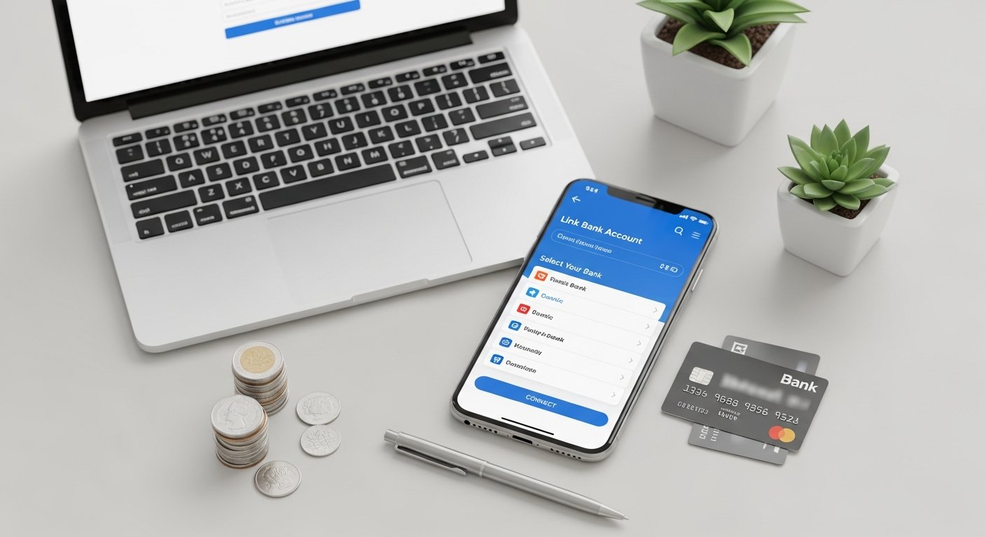 link bank account to investing app - photo 2 illustration
